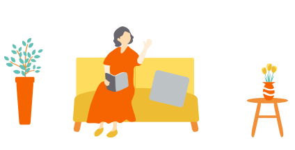 読書のイラスト