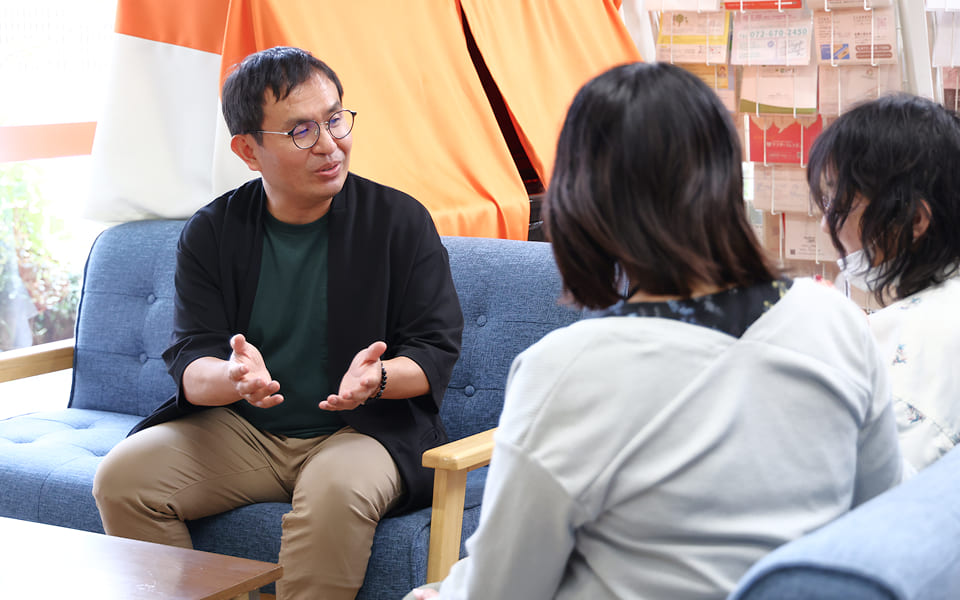 日常の相談支援の様子